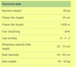 Plastificadora de Henolaje - MOUNTAIN SILOS 550AV - Imagen 6