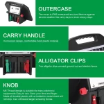 Energizador solar portátil marca L. Fence, 0.5J. LFR050 - Imagen 5