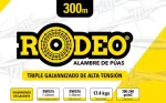 Alambre de púas triple galvanizado, Calibre 15, marca Rodeo. 300 Metros - Imagen 2