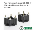 Juego de distanciales rueda 6 cms - 92243685
