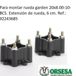 Juego de distanciales rueda 6 cms - 92243685