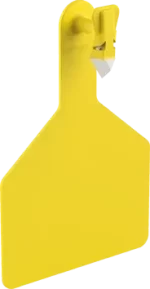 Arete S207 1PC Large amarillo - de una pieza. Z tag - Imagen 4