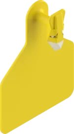 Arete S207 1PC Large amarillo - de una pieza. Z tag