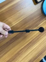 Poste / varilla de fibra de vidrio con aisladores ajustables para alambre y cinta - Altura total 110 cm. - Imagen 4