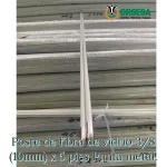 Poste de fibra de vidrio 3/8 (10mm) x 5 pies Punta metal. - Imagen 5