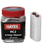 Hayes Crimps pote de 100 apara alambre  cal BWG 16 y 12.5
