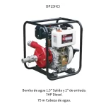 Bomba de altra presion 7HP 2" de Entrada y 1.5" Salida - arranque manual.- Marca Hi Earns