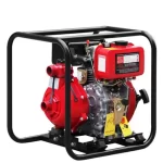 Bomba de agua Alta pres. Salida 3" y 3" entrada. 13 HP Diesel. Arranque Manual. Marca Hi Earns